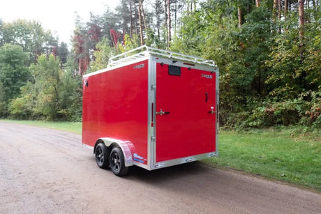 Thunder V-Nose Aluminum Enclosed Cargo Trailer 7.5X16TVTA35 Legend Trailers Tandem 7.5x16