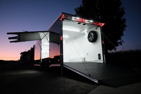 Trailmaster Race Series 8.5 Aluminum Enclosed Cargo Trailer Legend Trailers