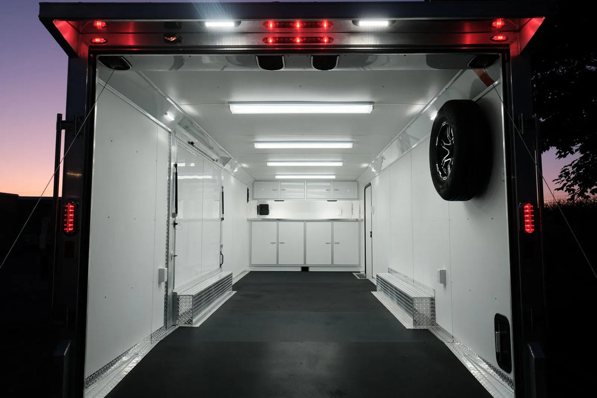 Trailmaster Race Series 8.5 Aluminum Enclosed Cargo Trailer Legend Trailers