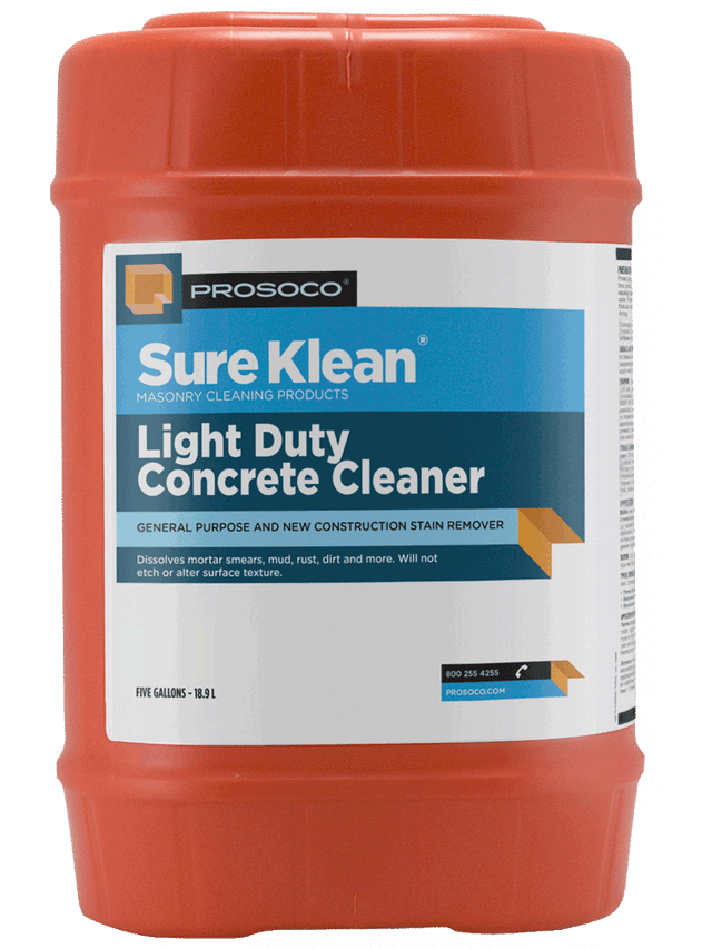 Prosoco Light Duty Concrete Cleaner Prosoco