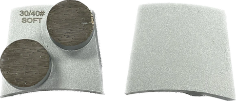 Fast Change Double Round Grinding Segment M-FC-2R0810-S Diamond Tool Store Soft 8/10