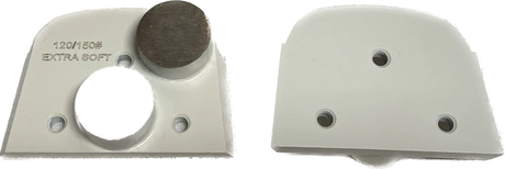 Lavina Double Round Grinding Segments M-LAV-2R120-XS Diamond Tool Store Extra Soft 120/150