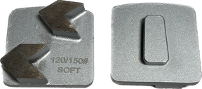 Redi Lock/Husqvarna Double Arrow Grinding Segments M-Redi-2A0810-S Diamond Tool Store Soft 8/10