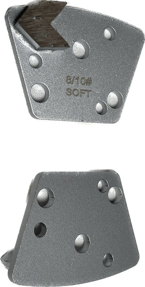 Trapezoid Quick Change Arrow Segments - Single M-TQC-1A0810-S Diamond Tool Store Soft 10-Aug