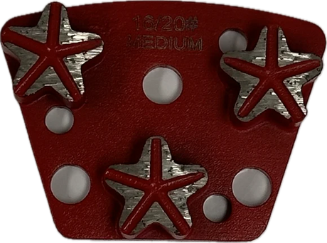 Trapezoid Quick Change Star Segments