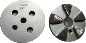 Trapezoid Metal Bond- Puck MD-TQC5SEG-1620S-Bevel Diamond Tool Store Soft 16/20