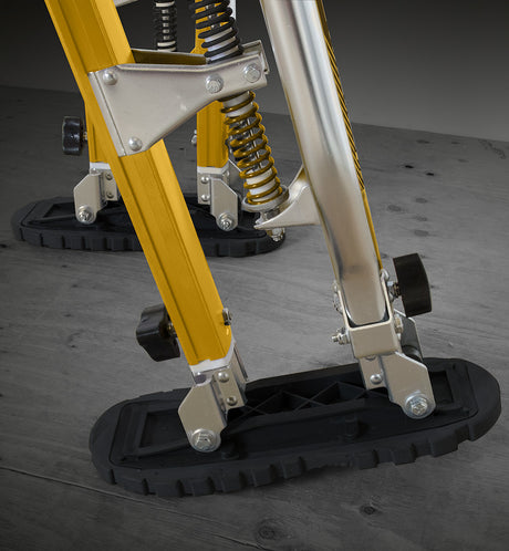 Jobsite Series Drywall Stilts Adjustable 18" to 30" Professional Stilts MetalTech