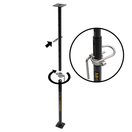 M Series Adjustable Shoring Post - 6 Pack MetalTech