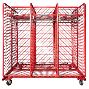 Double Sided Mobile Red Rack 18"/20"/24" Ready Rack