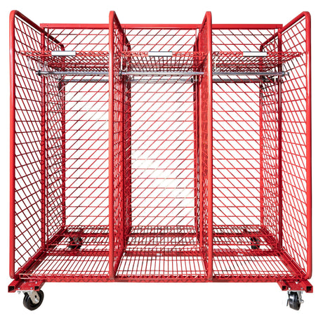 Double Sided Mobile Red Rack 18"/20"/24" Ready Rack
