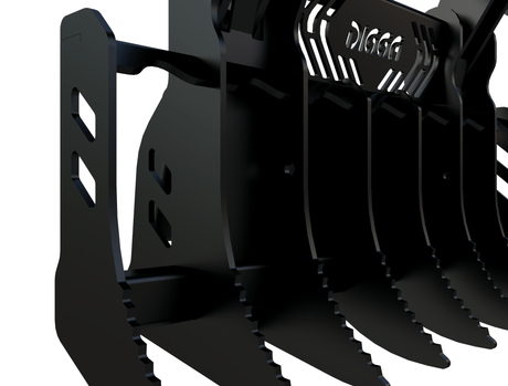 Digga Grapple Rake for Mini Loaders Digga