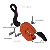 Caldwell Model AST Non-Locking Structural Shape Lifting Clamp Caldwell