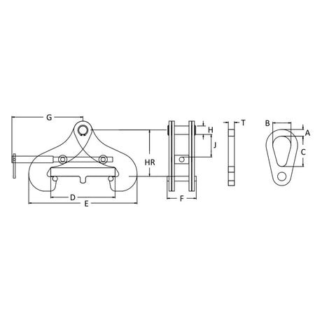 Caldwell BFC Beam Flange Clamp 1–11 Ton Caldwell