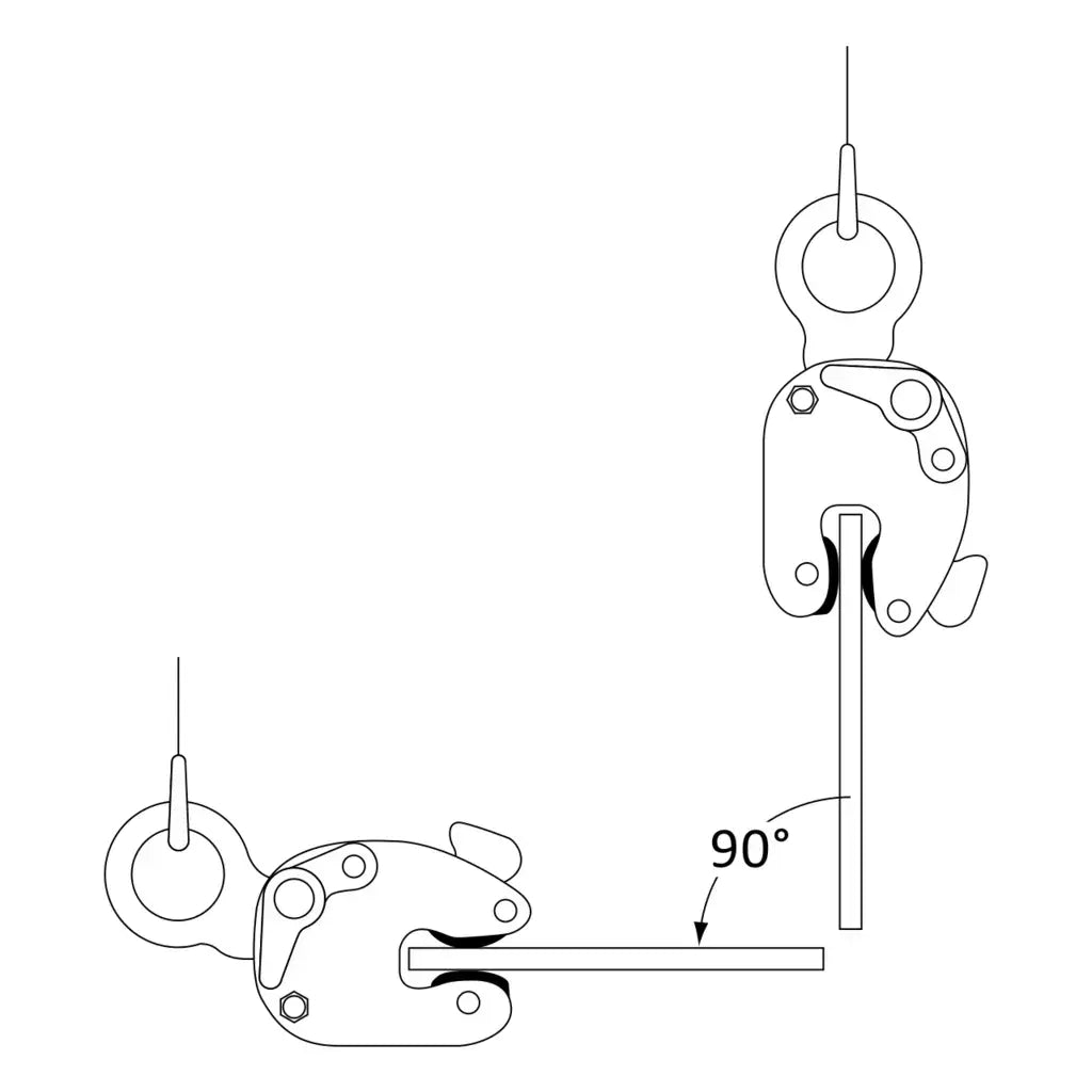 Caldwell Model LP Vertical Locking Lifting Clamp Caldwell
