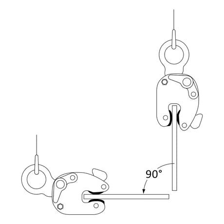Caldwell Model LP Vertical Locking Lifting Clamp Caldwell