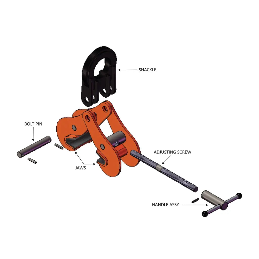 Caldwell Non-Marring Portable Beam Clamp Caldwell