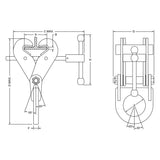 Caldwell Non-Marring Portable Beam Clamp Caldwell