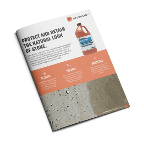Natural Stone Treatment WB Water Repellent - Bulk Prosoco