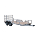 Open Deluxe Tandem Axle Aluminum Open Utility Trailer Legend Trailers