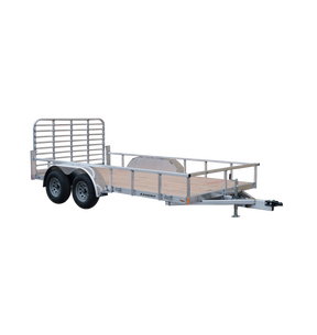 Open Deluxe Tandem Axle Aluminum Open Utility Trailer Legend Trailers