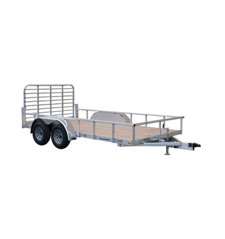 Open Deluxe Tandem Axle Aluminum Open Utility Trailer Legend Trailers