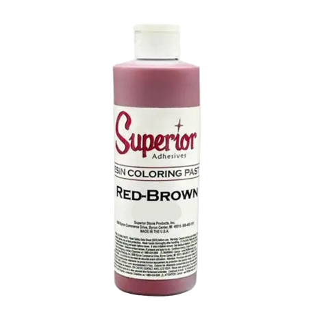 Superior RESIN COLORING PASTE Superior Stone Products Single - 2oz Red-Brown