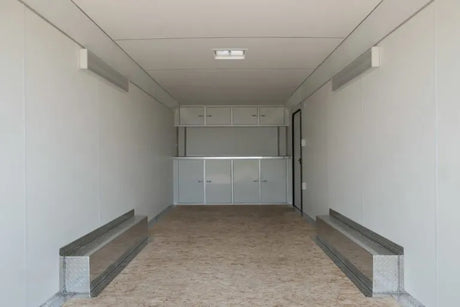 Trailmaster Flat Front 8.5 Aluminum Enclosed Cargo Trailer Legend Trailers