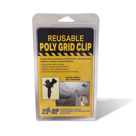 Reusable Poly Grid Clip Zip-Up