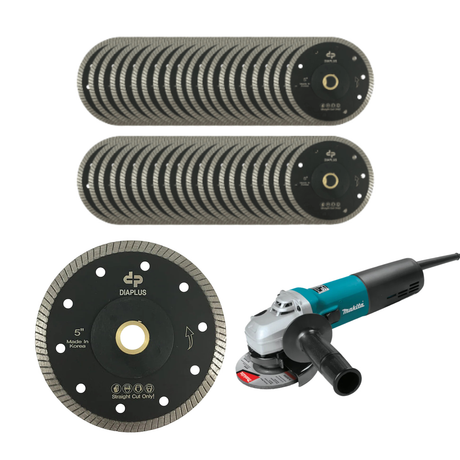 Porcelain Diamond Blades Combo Pack with Free Makita Grinder Diamond Tool Store