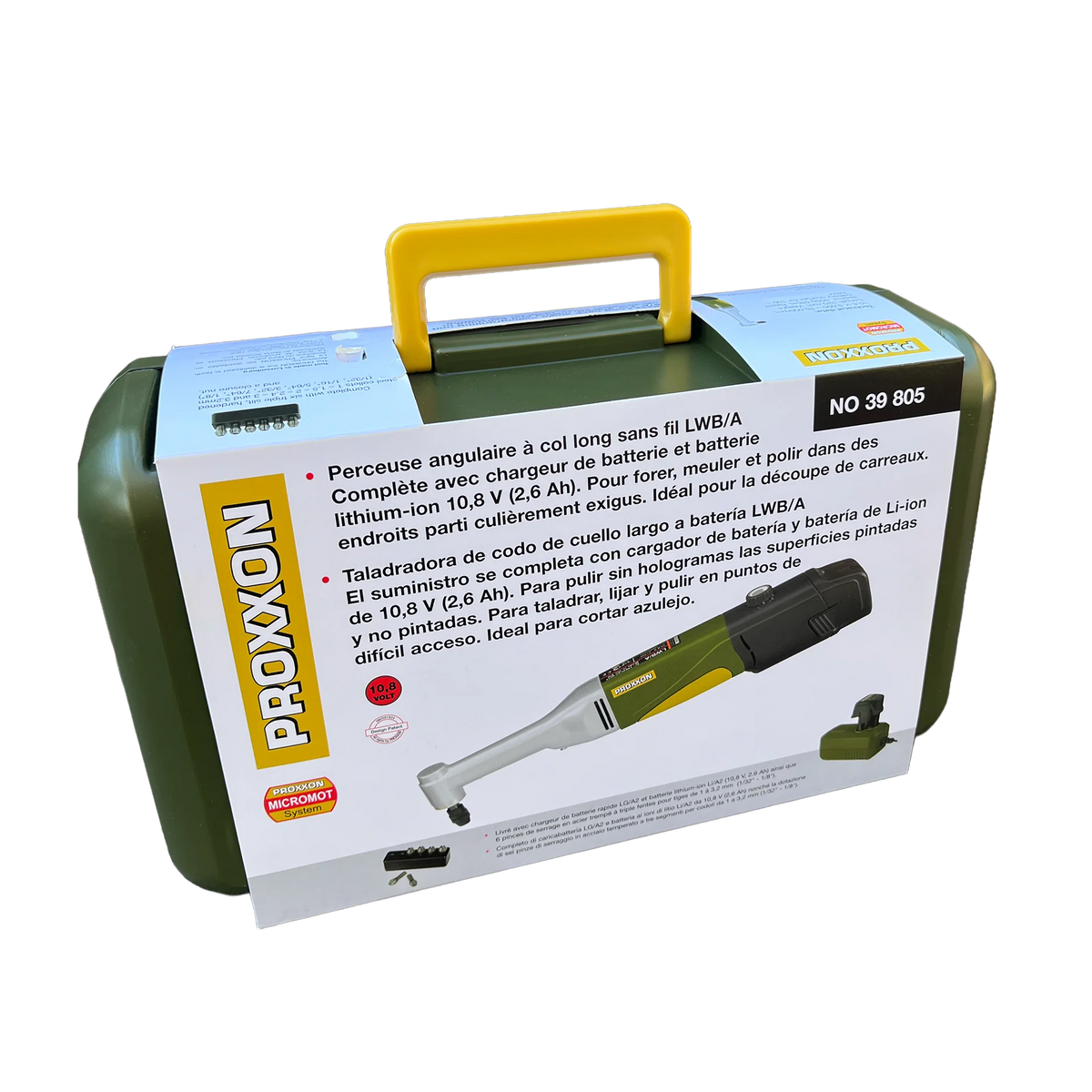 Proxxon Cordless Long Neck Angle Milling/Drilling Distar