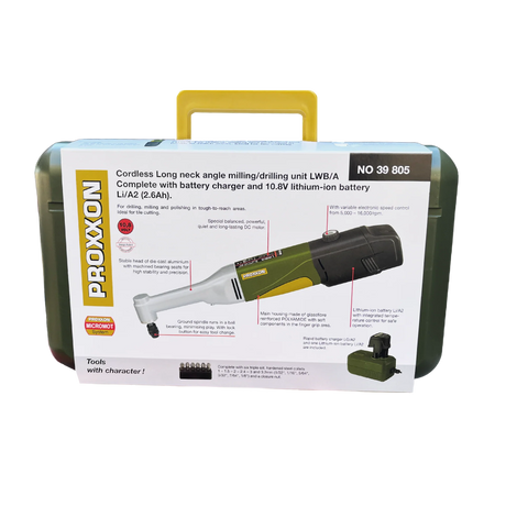 Proxxon Cordless Long Neck Angle Milling/Drilling Distar