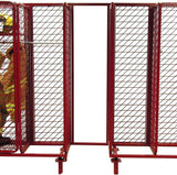 Single Sided Freestanding Red Rack Ready Rack