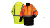 Pyramex Hi-Vis Class 3 Lime & Orange Parkas - RP31 Series Pyramex