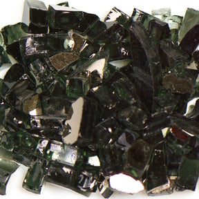 Tempered Reflective Glass - Fire Glass TRBLACK2-10 American Specialty Glass Black #2 10 LBS