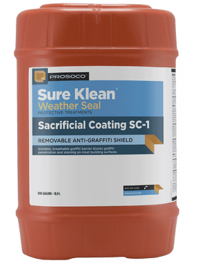 Sacrificial Coating SC-1 Anti-Graffiti Shield - Pallet of 32 Units (5 Gallon Units) Prosoco