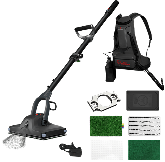 MotorScrubber SHOCK Small Floor Scrubbing Machine MSSHOCKCOMP-US Motor Scrubber SHOCK Starter Kit
