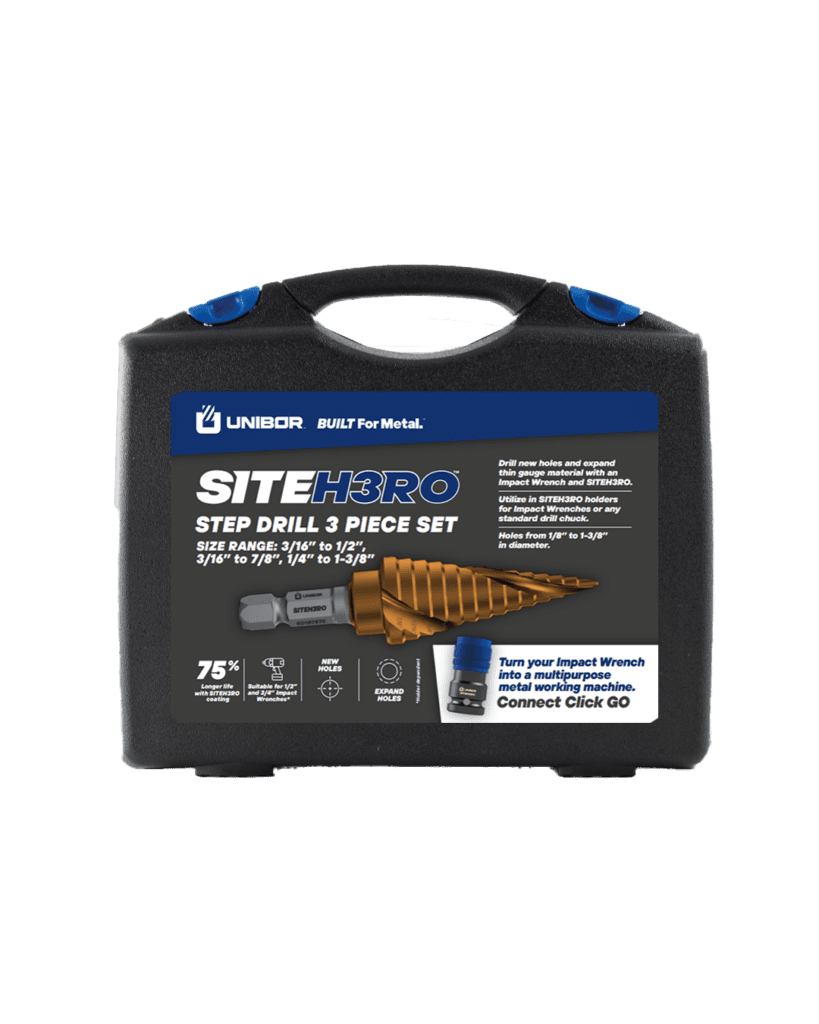 SITEH3RO™ Step Drill Kit Unibor