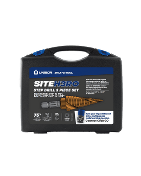 SITEH3RO™ Step Drill Kit Unibor