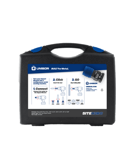 SITEH3RO™ Step Drill Kit Unibor