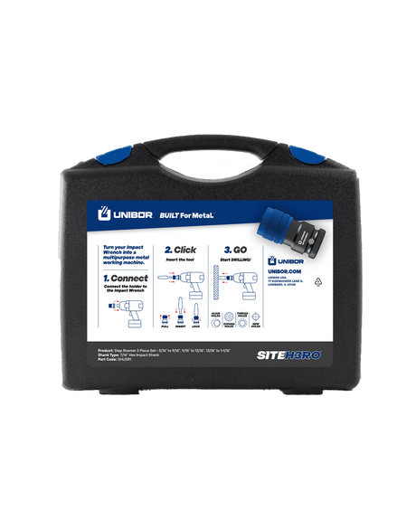 SITEH3RO™ Step Reamer Kit Unibor