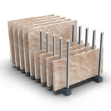 Abaco Slab Rack with Rubber Abaco Machines