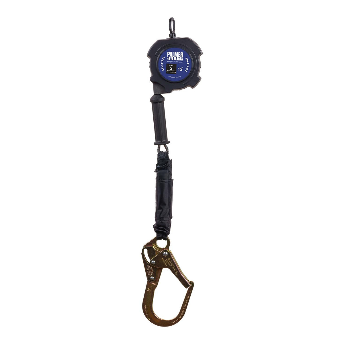 BEAST EDGE Series 12' Leading Edge SRL with 2-1/4" Steel Rebar Hook Palmer Safety