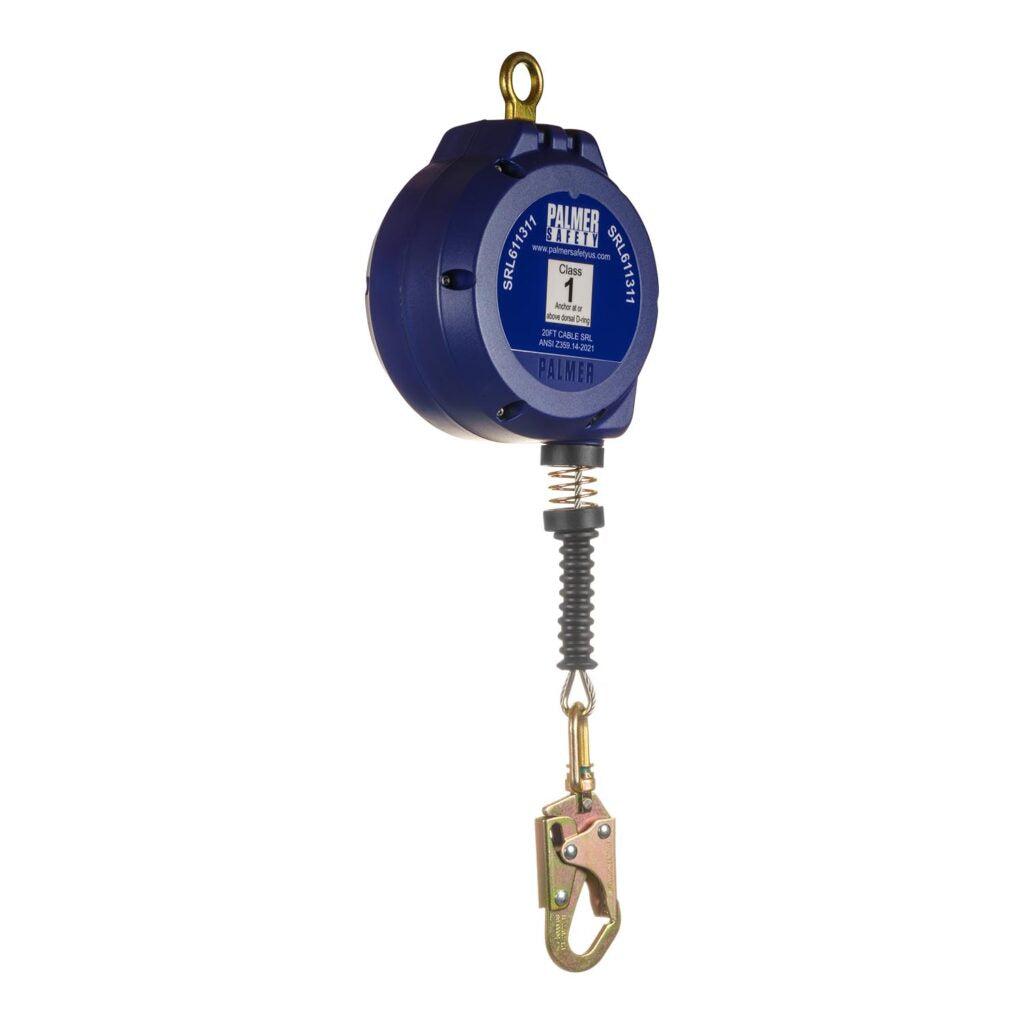 BEAST™ Series 20' SRL Galvanized Cable with Small Hook Palmer Safety