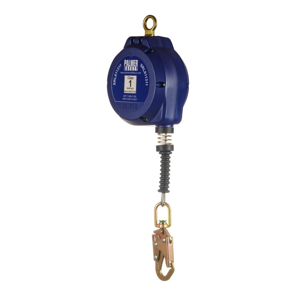 BEAST™ Series 20' SRL Galvanized Cable with Small Hook Palmer Safety
