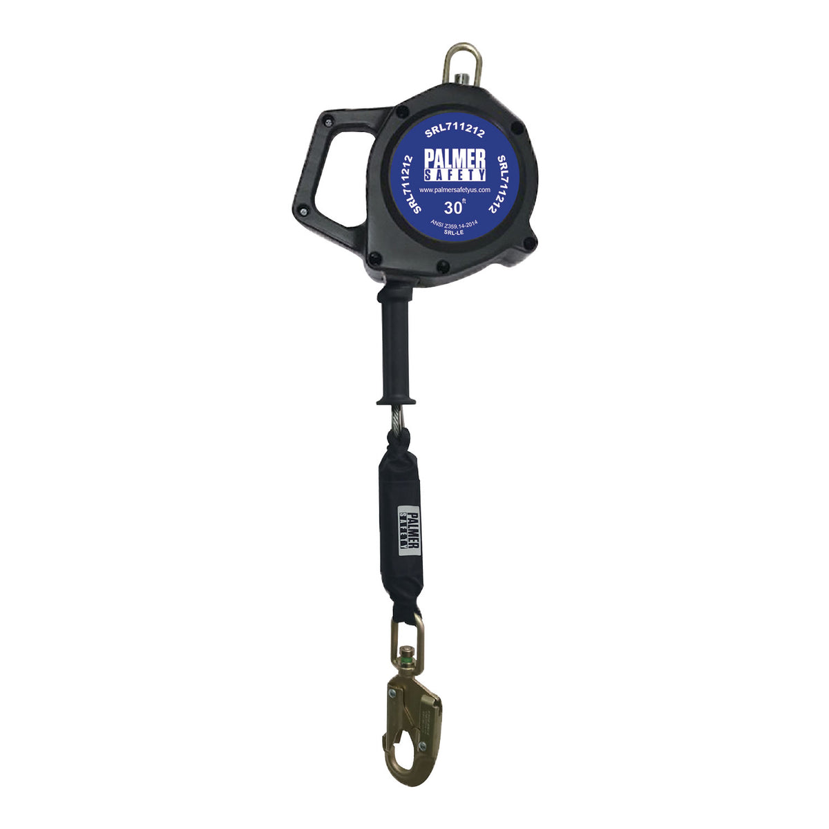 BEAST EDGE™ Series 30' Leading Edge SRL with 3/4" Load Indicating Hook Palmer Safety