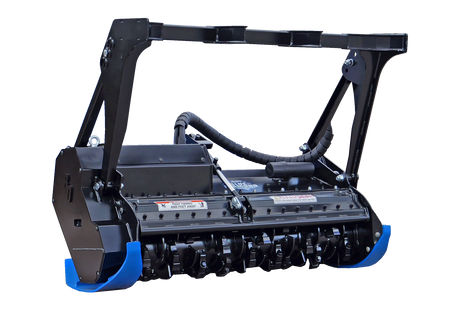 Skid Steer Drum Mulcher HEAVY duty Blue Diamond Attachments