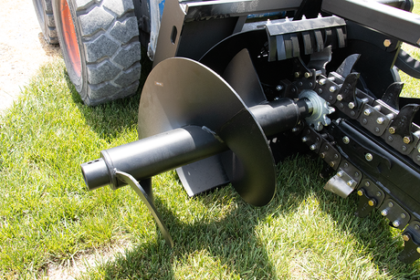 Blue Diamond Skid Steer Trencher - Severe Duty Blue Diamond Attachments