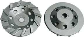 Turbo Segmented Cup Wheel - 12 Segments STW512A3-S Diamond Tool Store Soft 5" Non Threaded