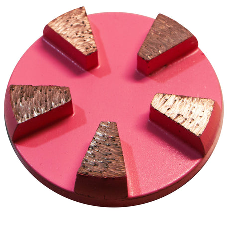 Round Diamond Inserts 3", 5 segment 115160 Diamond Products 16/20 - Pink - Extra Soft