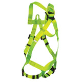 Arc Flash Full Body Harness: Soft Dorsal & Sternal Loop, DE MB Torso, DE QC Legs Safewaze